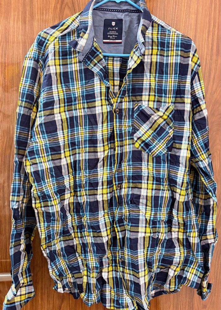 Men's Plaid Long Sleeve Casual Shirt