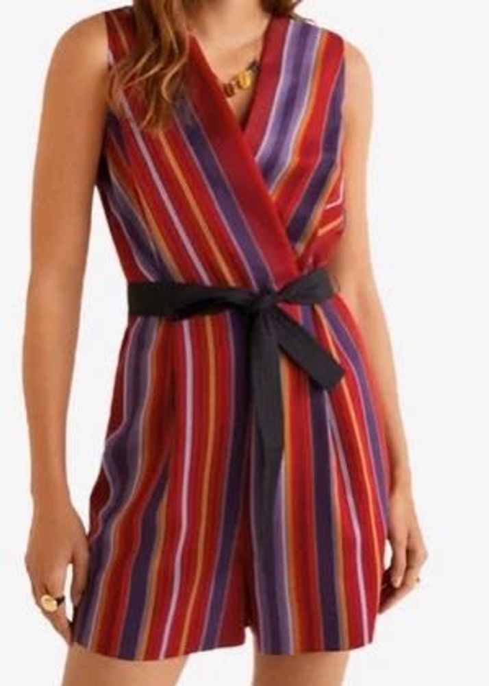 Red Striped Dress