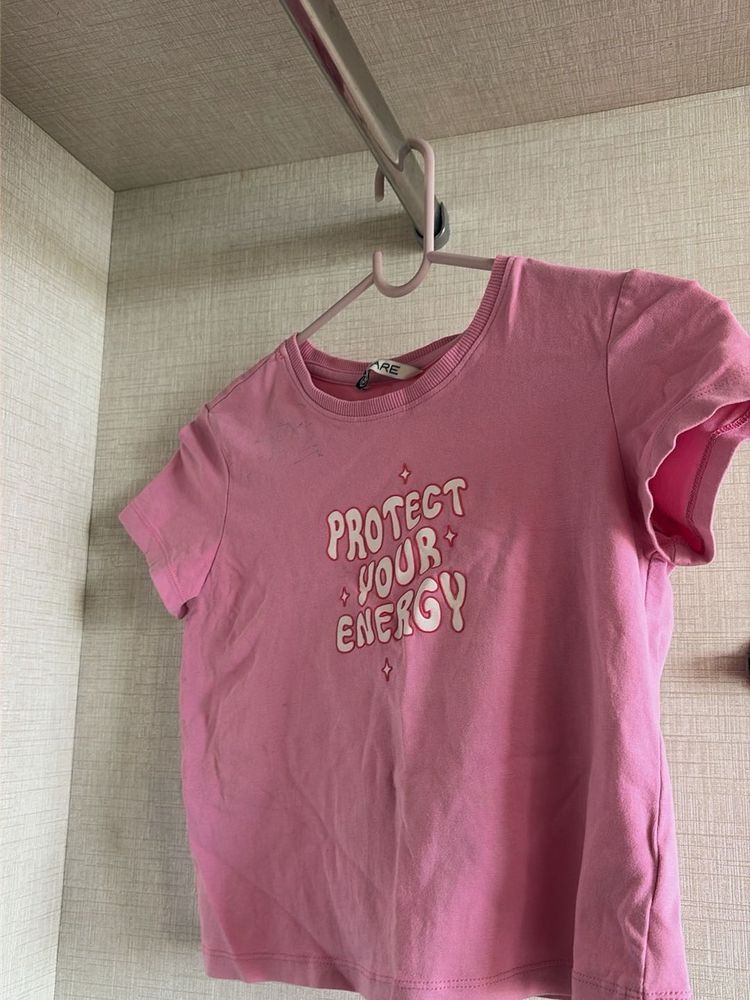 Pink Graphic T-Shirt