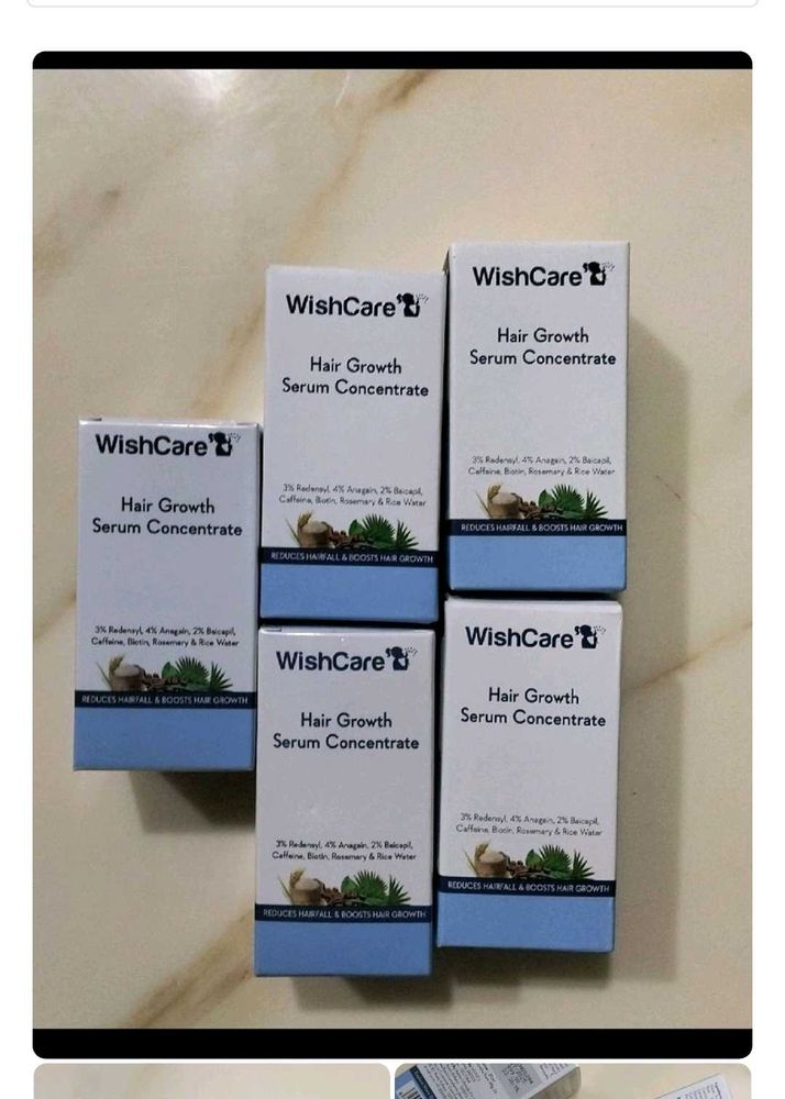 2pc WishCare Hair Growth Serum Concentrate.
