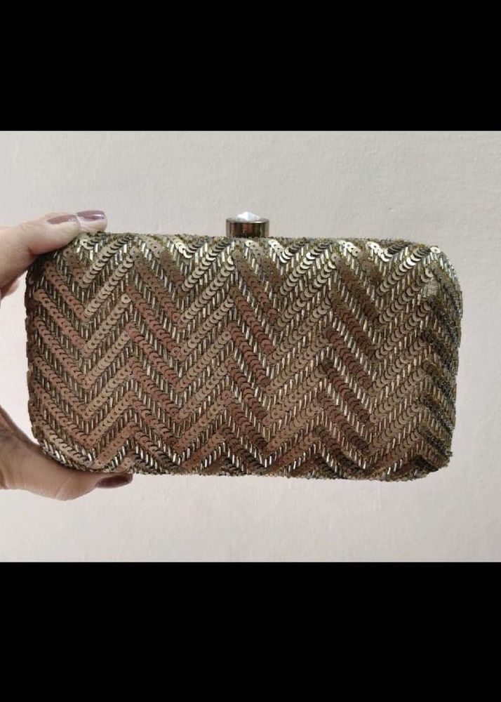 Sequin Clutch Bag