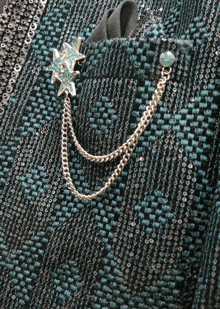 Beautiful Teal Blue 3 Piece Western Dress.