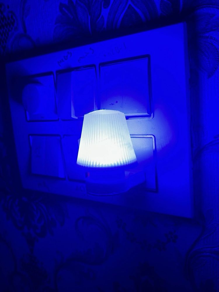 Blue Decorative Night Light Lamp