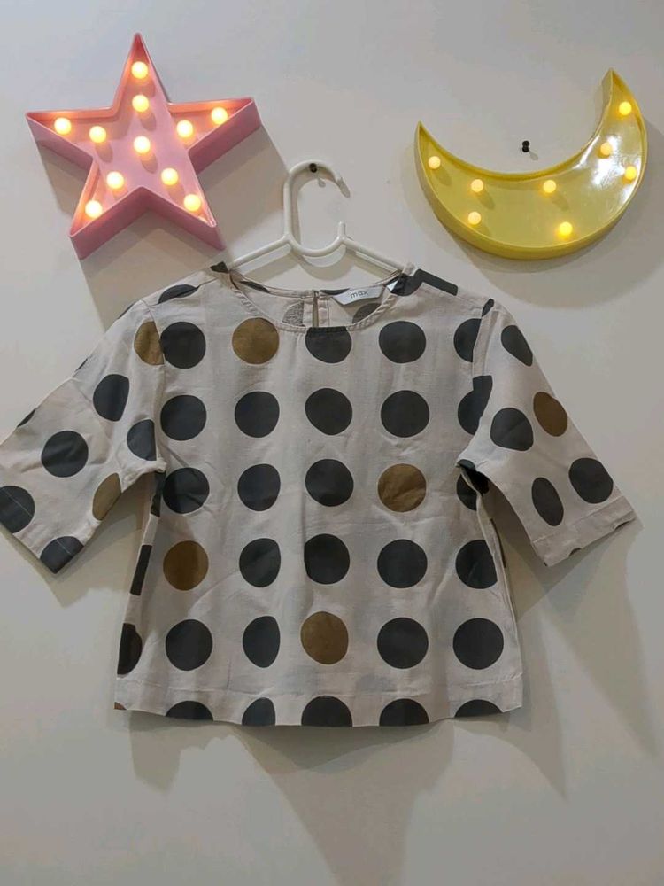 Polka Dot Crop Top