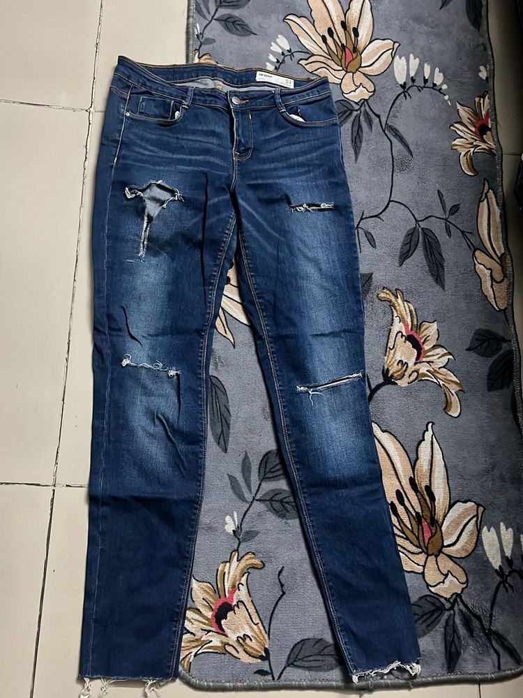 Ripped Denim Jeans