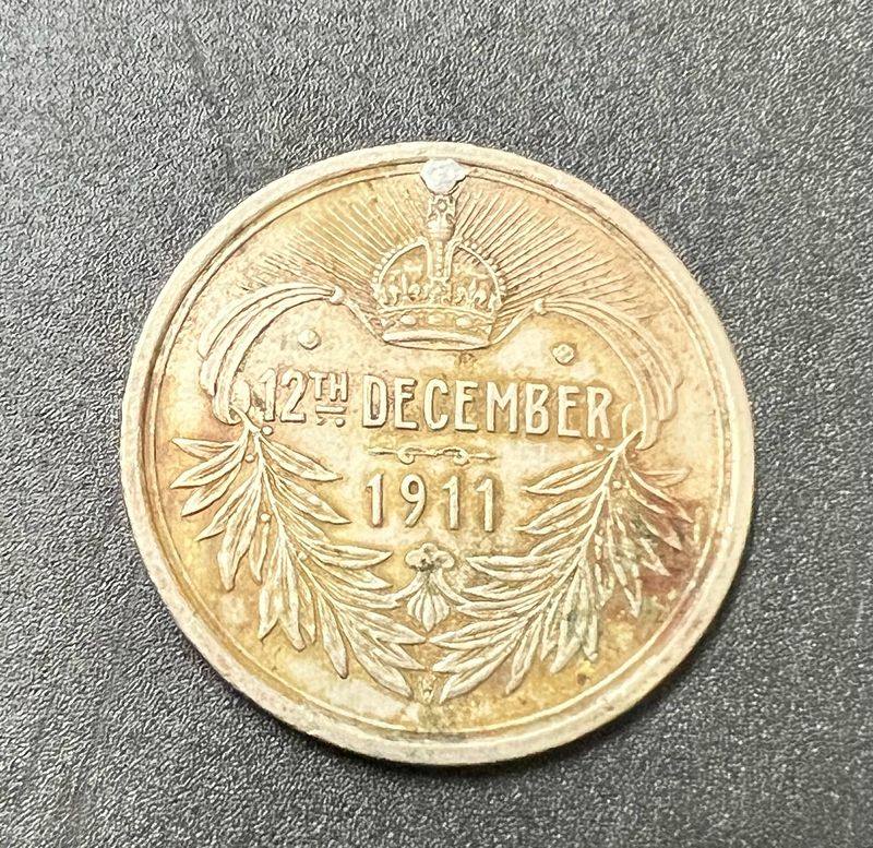 1911 Medal King And Queen Rare