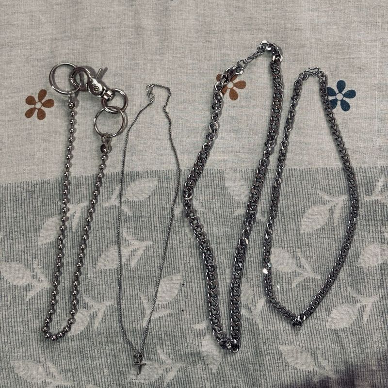 Silver Chain Set
