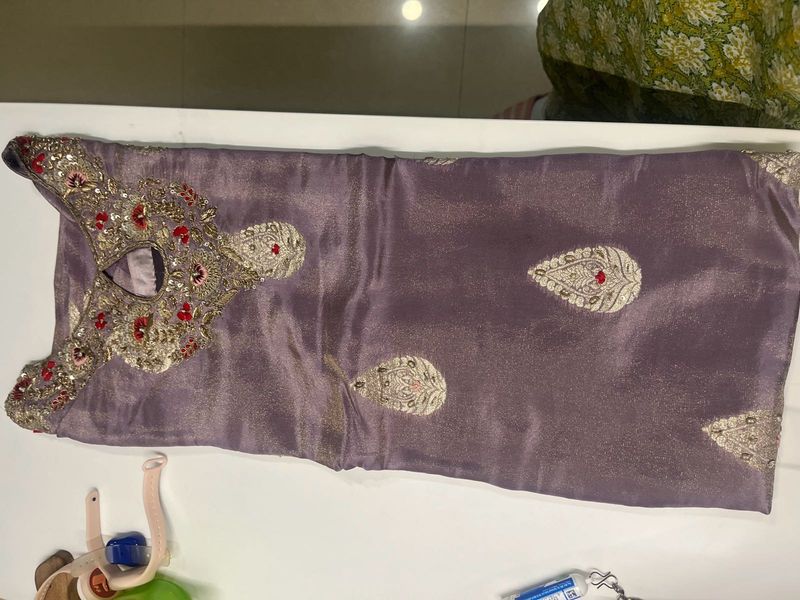Embellished Silk Blouse