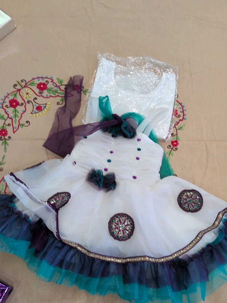 Beautiful White Party Dress