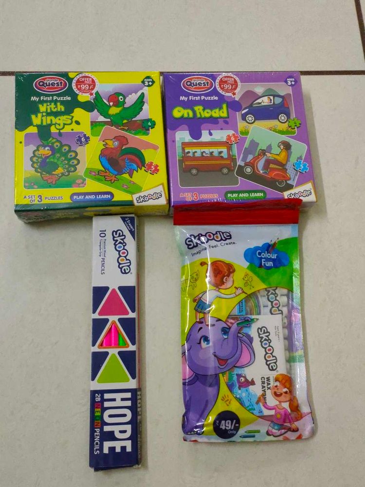 Quest &amp; Skoodle Kids Activity Set