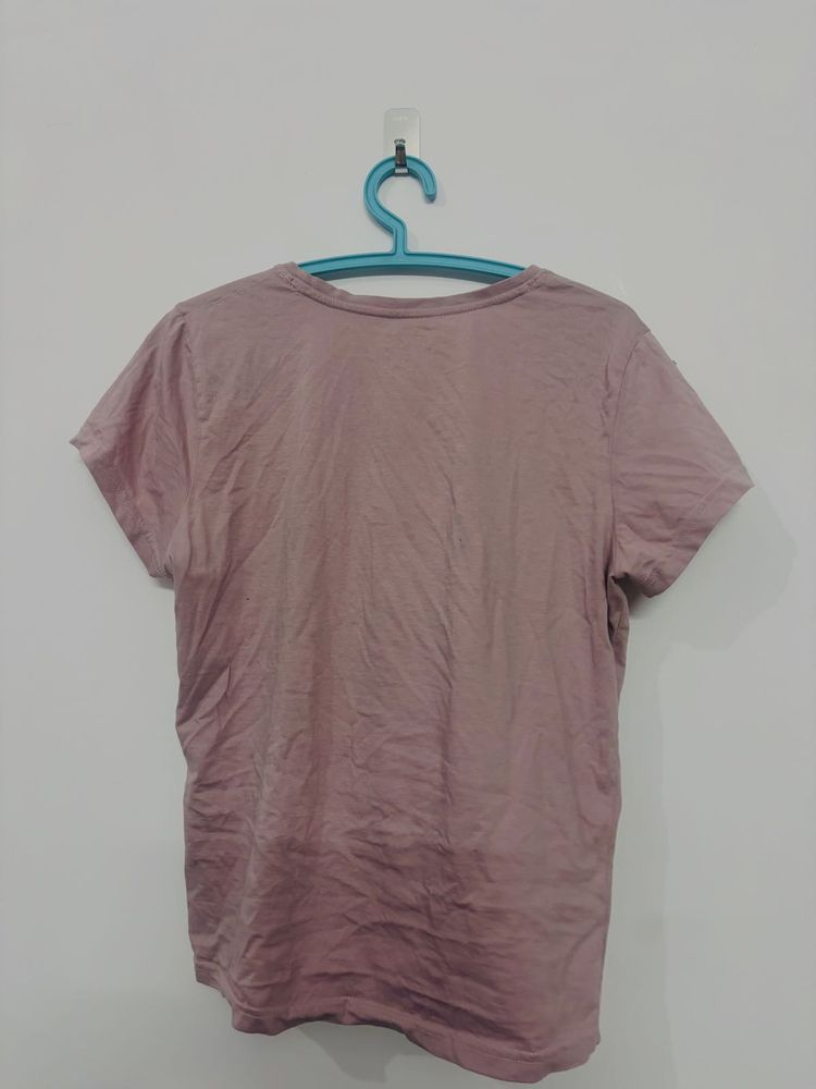 Basic Mauve T-Shirt and lower