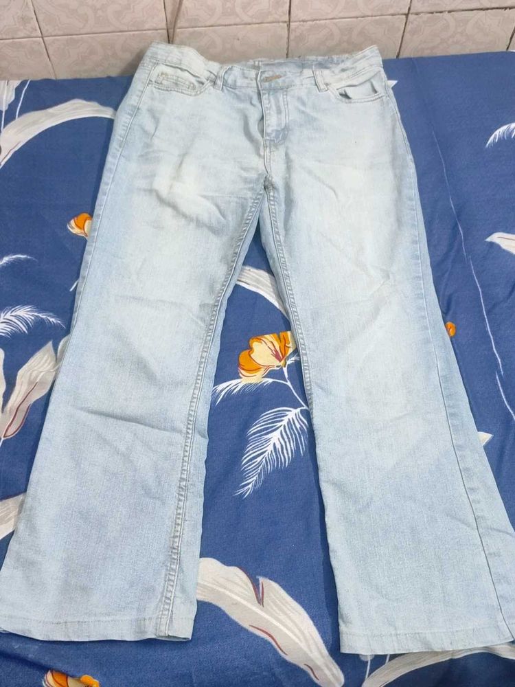 Light Wash Flare Jeans