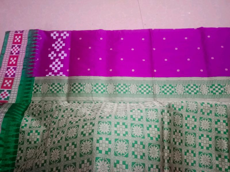Scott Design Papa Silk Saree
