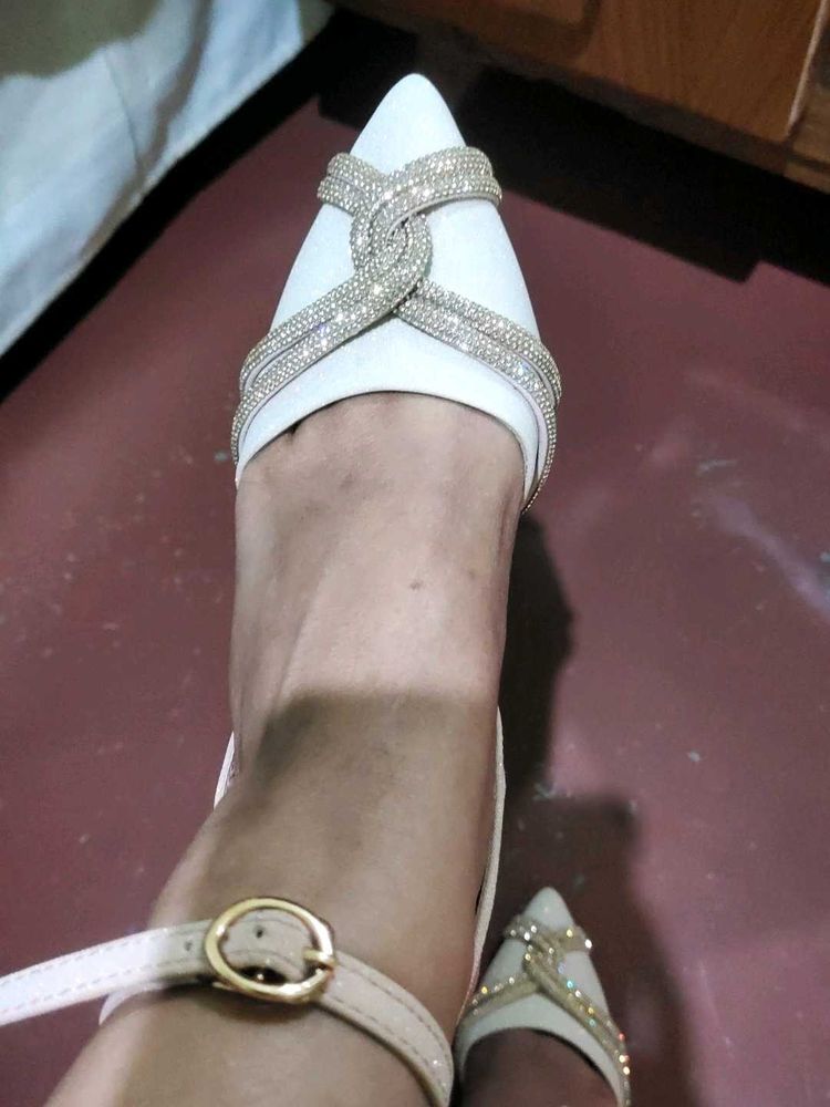 Elegant Rhinestone Embellished Heels