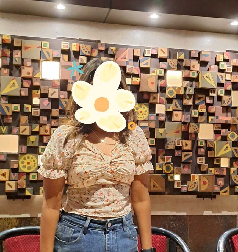 Floral Puff Sleeve Top