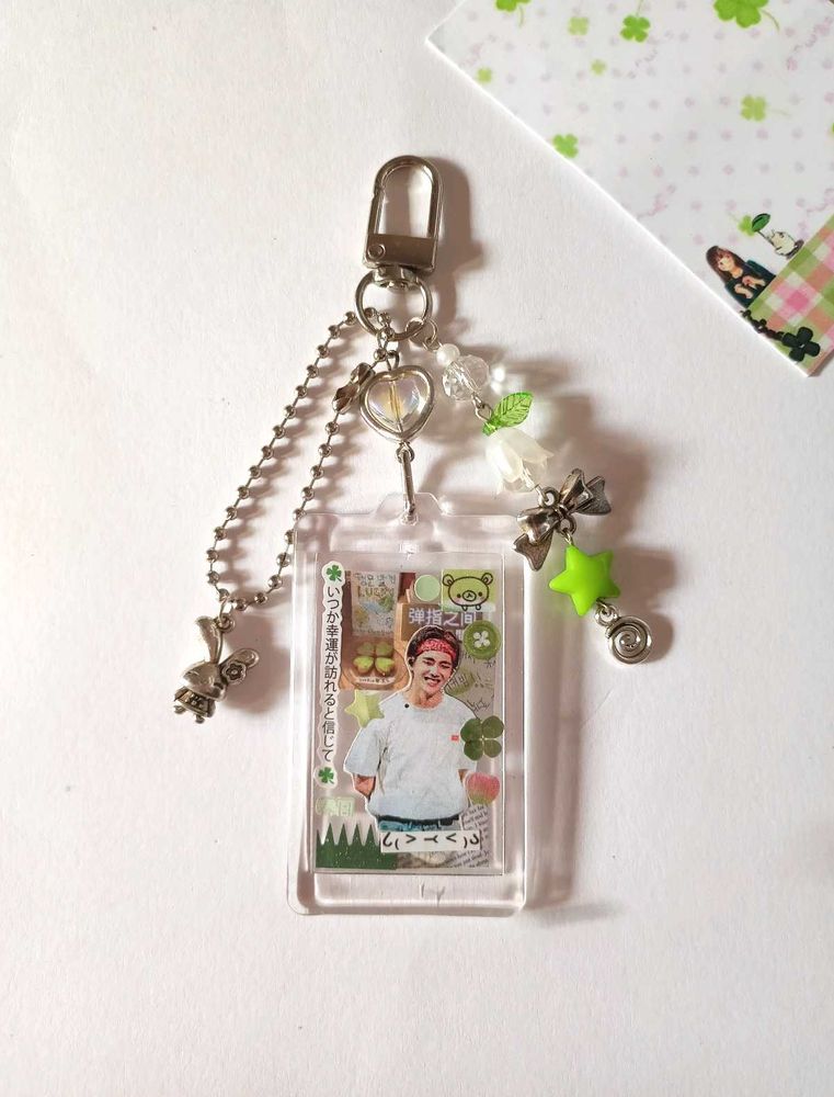 kim taehyung Collage Keychain