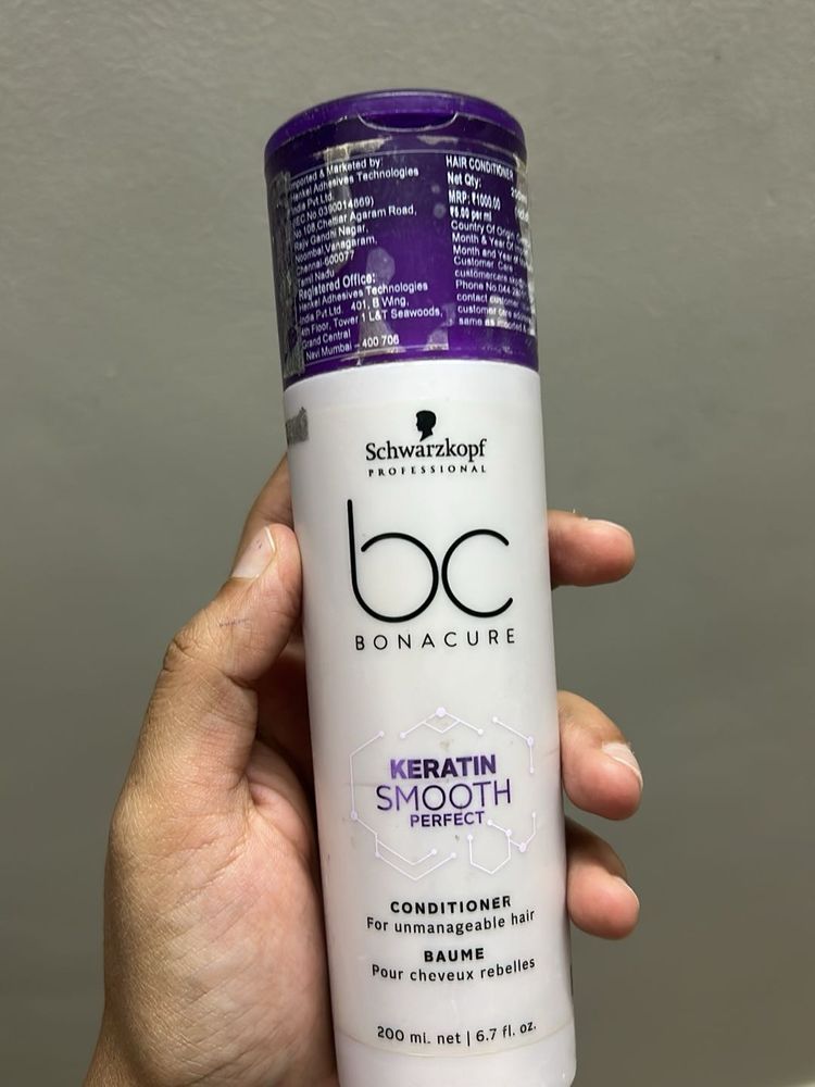 Schwarzkopf BC Bonacure Keratin Smooth Conditioner