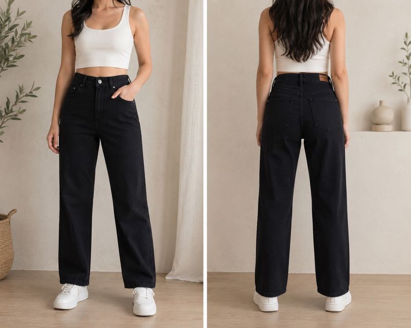 Dolce Crudo Black Denim Jeans