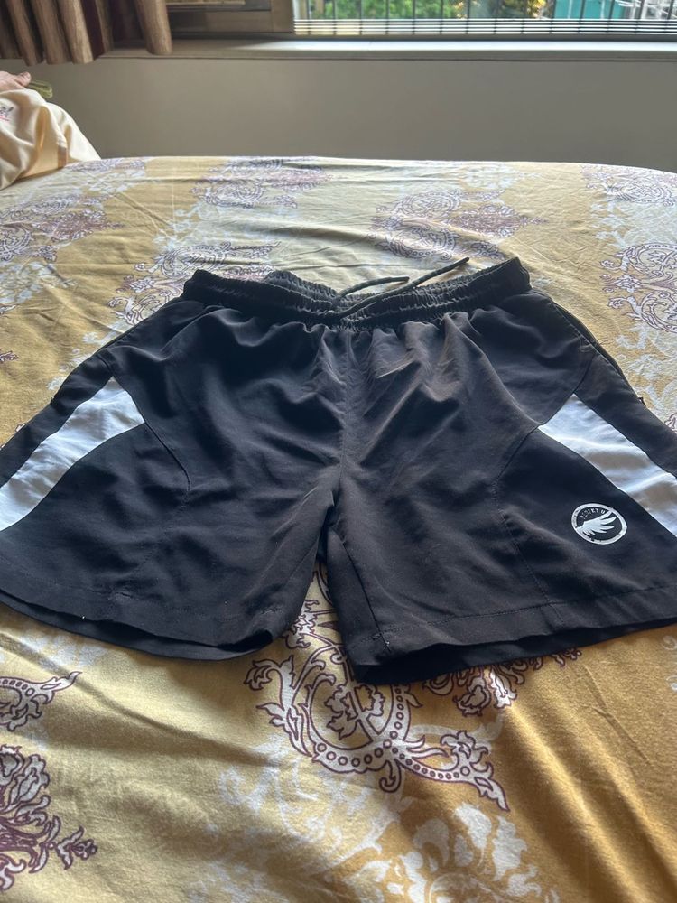 Men's Black Athletic Shorts