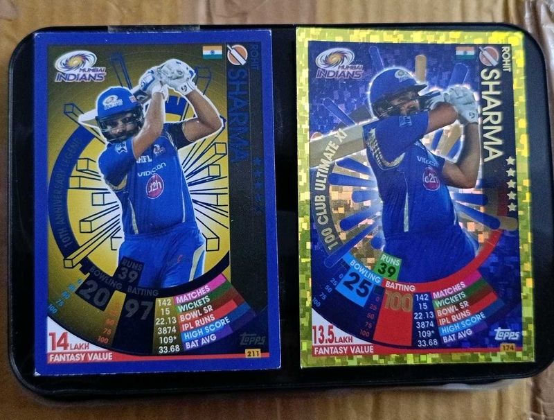 2017 Cricket Attax Rohit Sharma Combo🥶