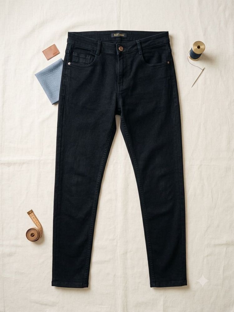 Classic Black Denim Jeans