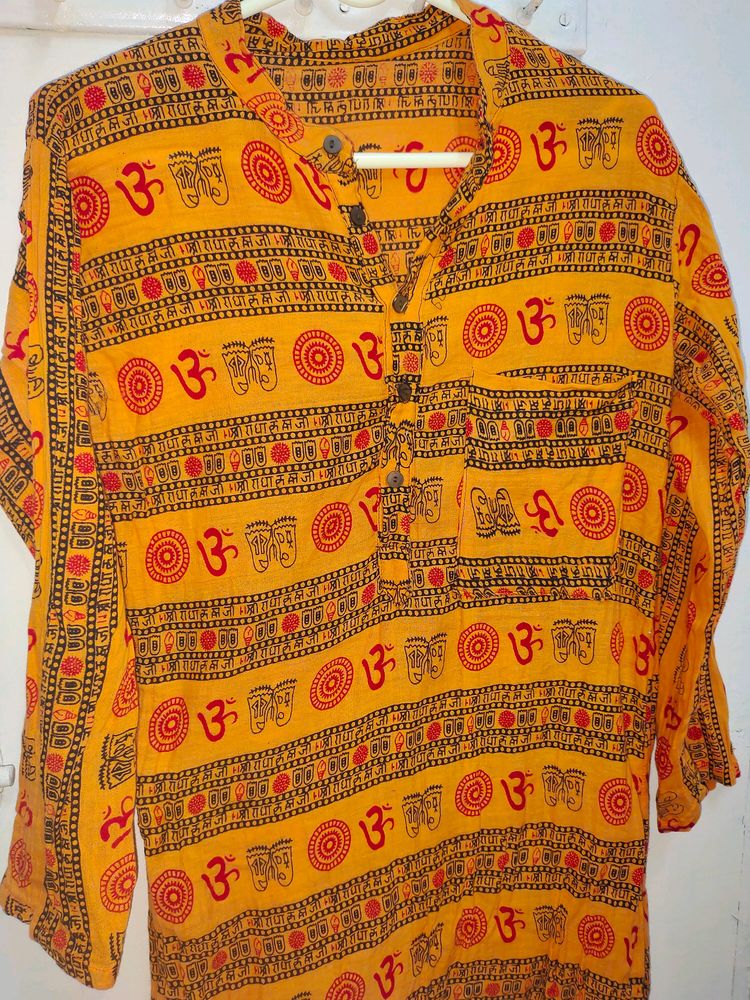 Bhagva Rang Kurti For Men And Women