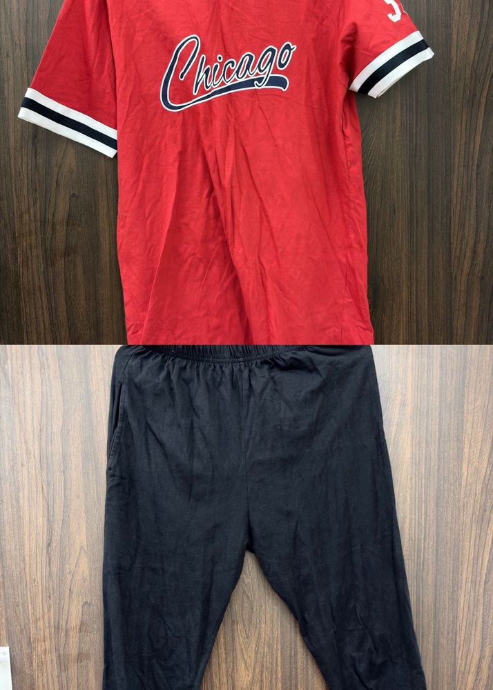 Chicago Graphic T-Shirt and Pants Set