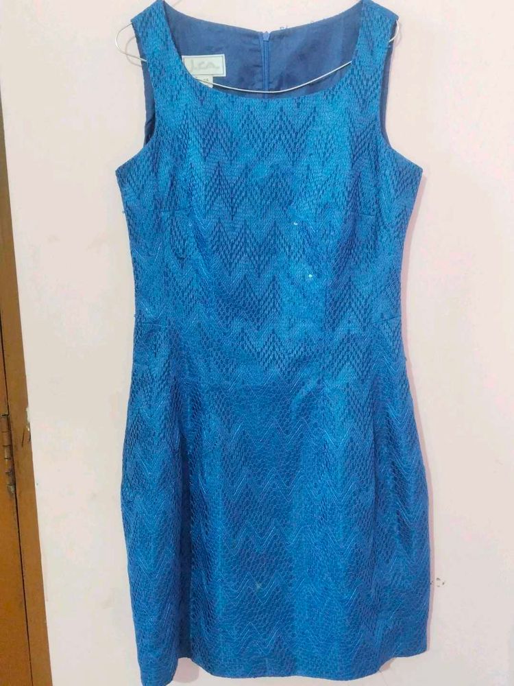 Beautiful Blue Sheath Dress