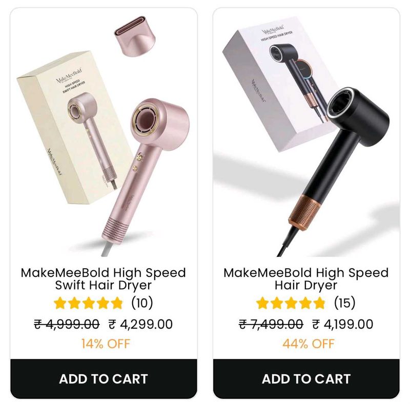 MakeMeeBold High Speed Hair Dryer