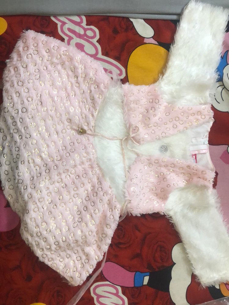 Girl Winter Party Frock 3-9 Month