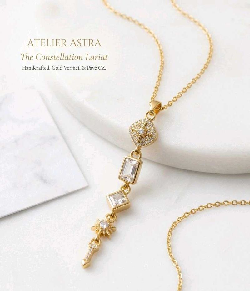 Atelier Astra Constellation Lariat Necklace