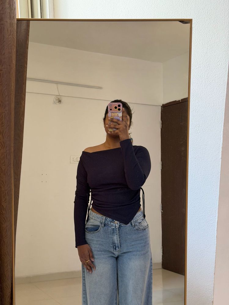 Off-Shoulder Asymmetrical Top