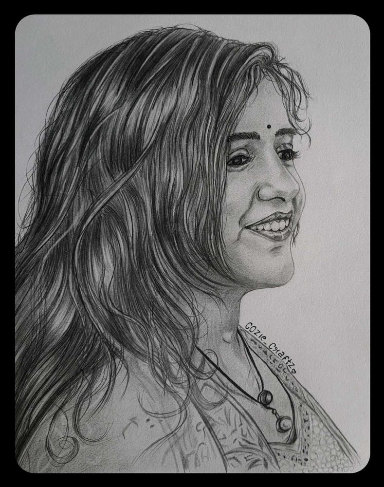 Hand-Drawn Portrait Sketch