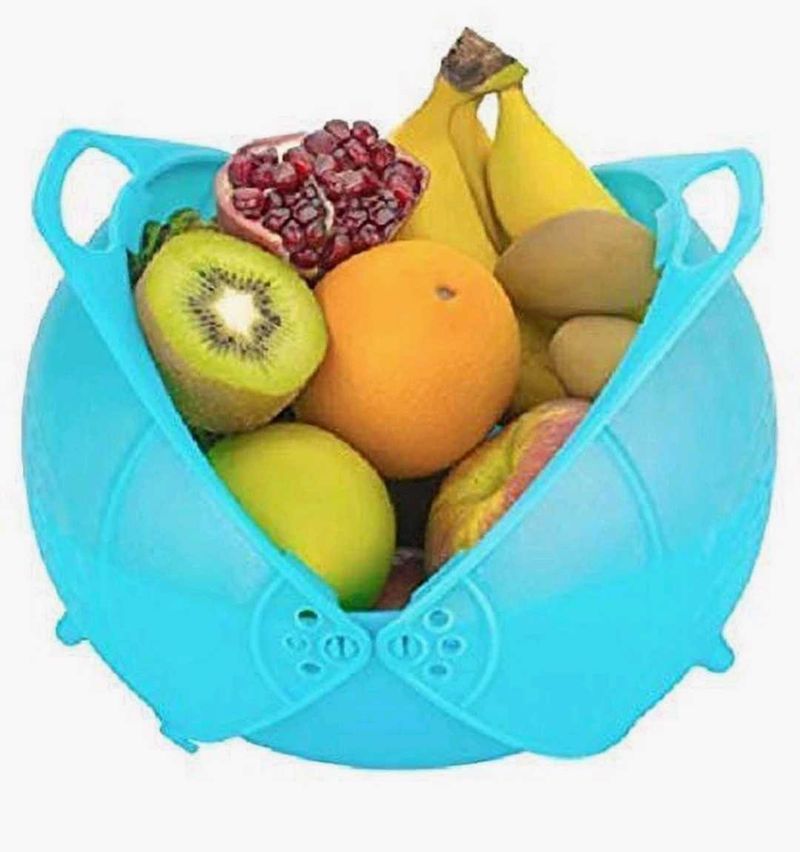 Foldable Washing Basket / Colander (Pack Of 1)