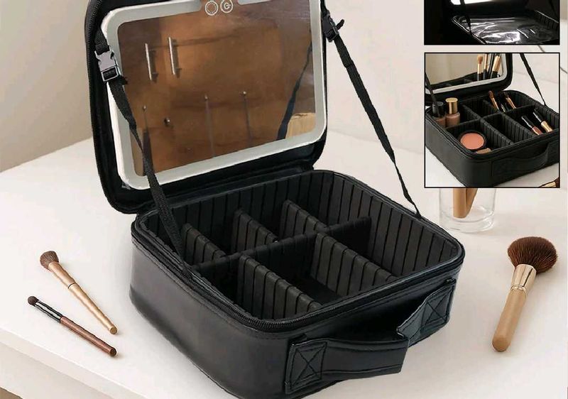 Korean Brand new Large Makeup box with LED Mrror