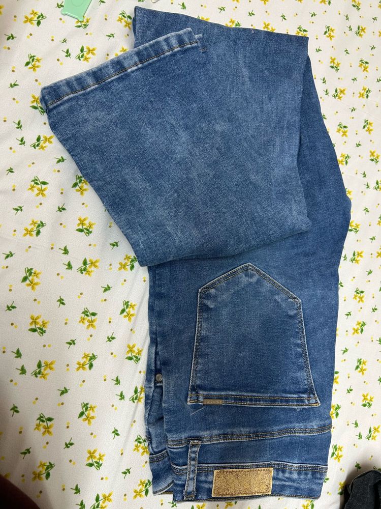 Blue Wash Denim Jeans