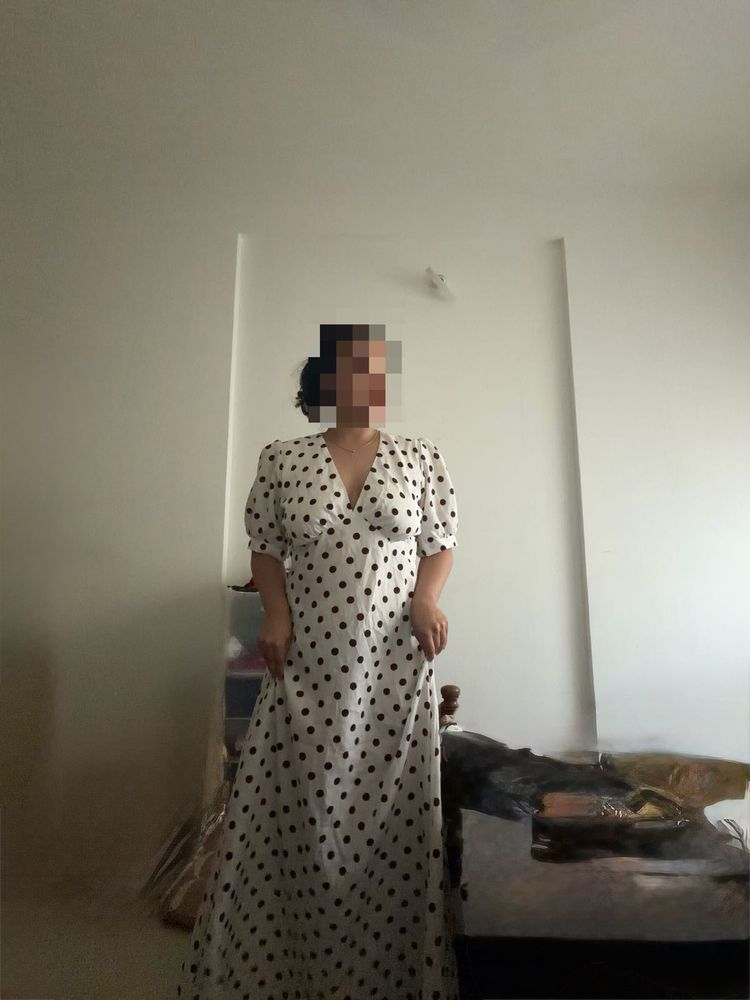 Polka Dot Maxi Dress