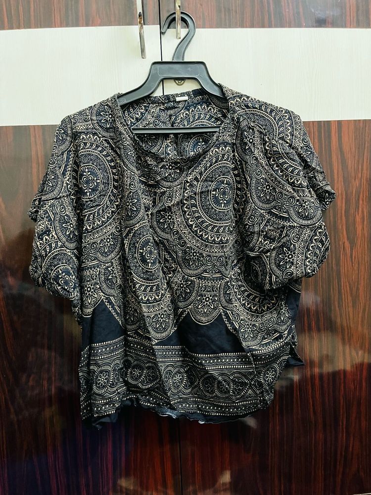 Boho Print Blouse
