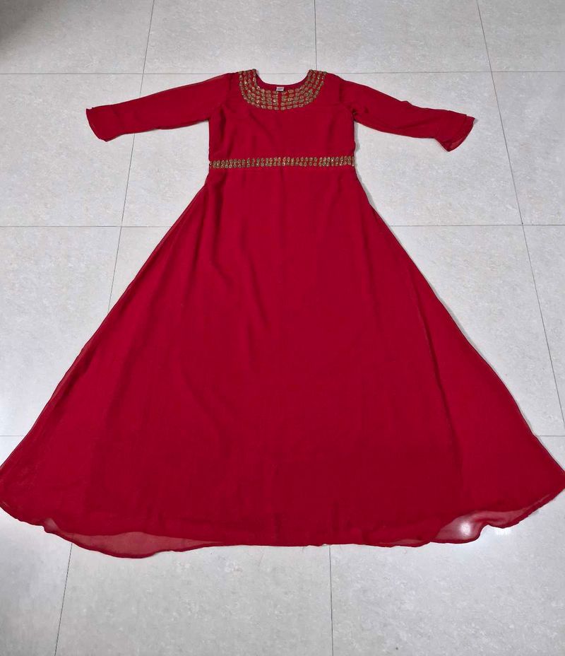 Elegant Red Gown