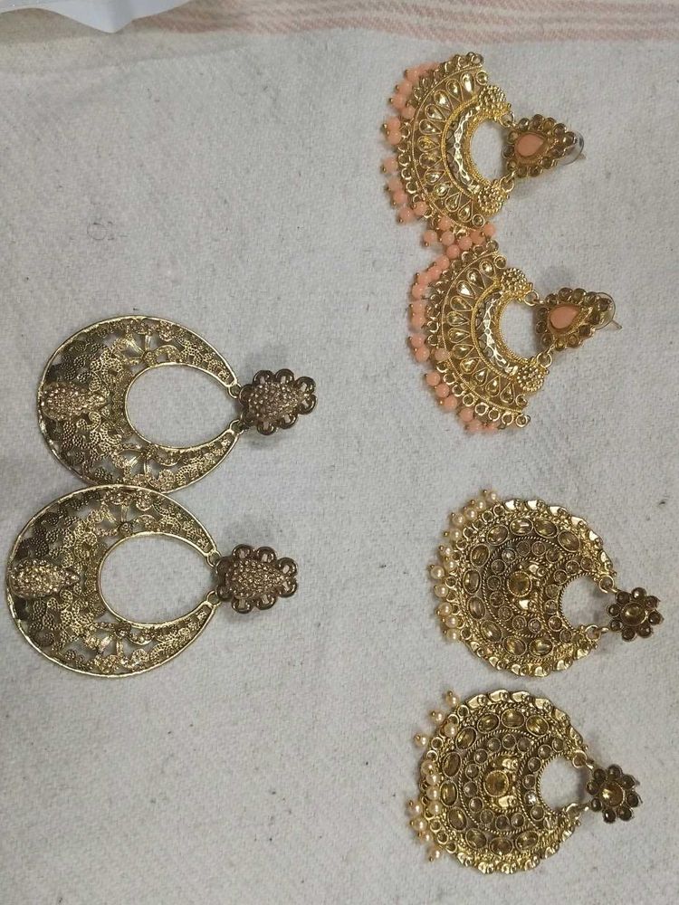 Beautiful Indian Earrings Set combo