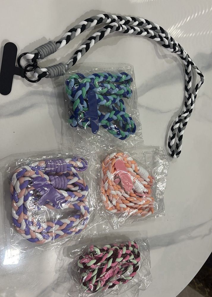 Braided phone sling chain