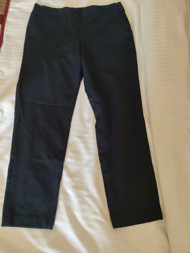 Classic Navy Blue Pants with elasticated waist