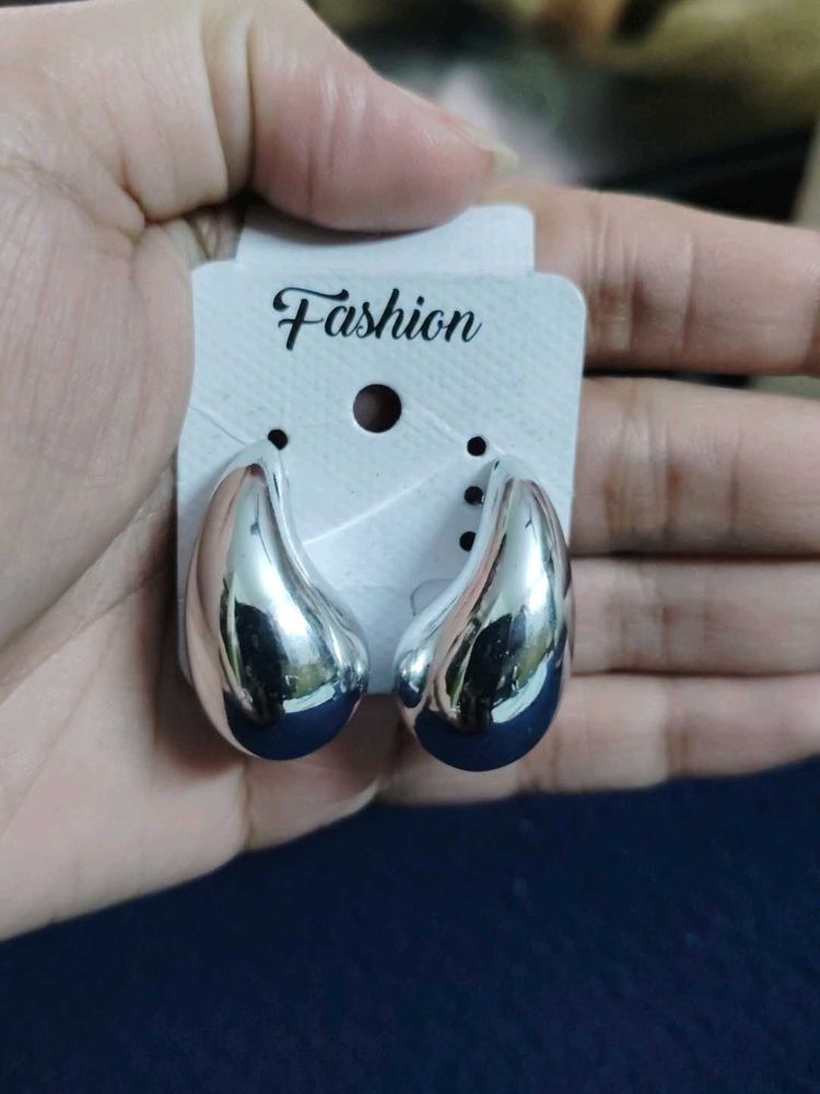 Silver Drop Earrings
