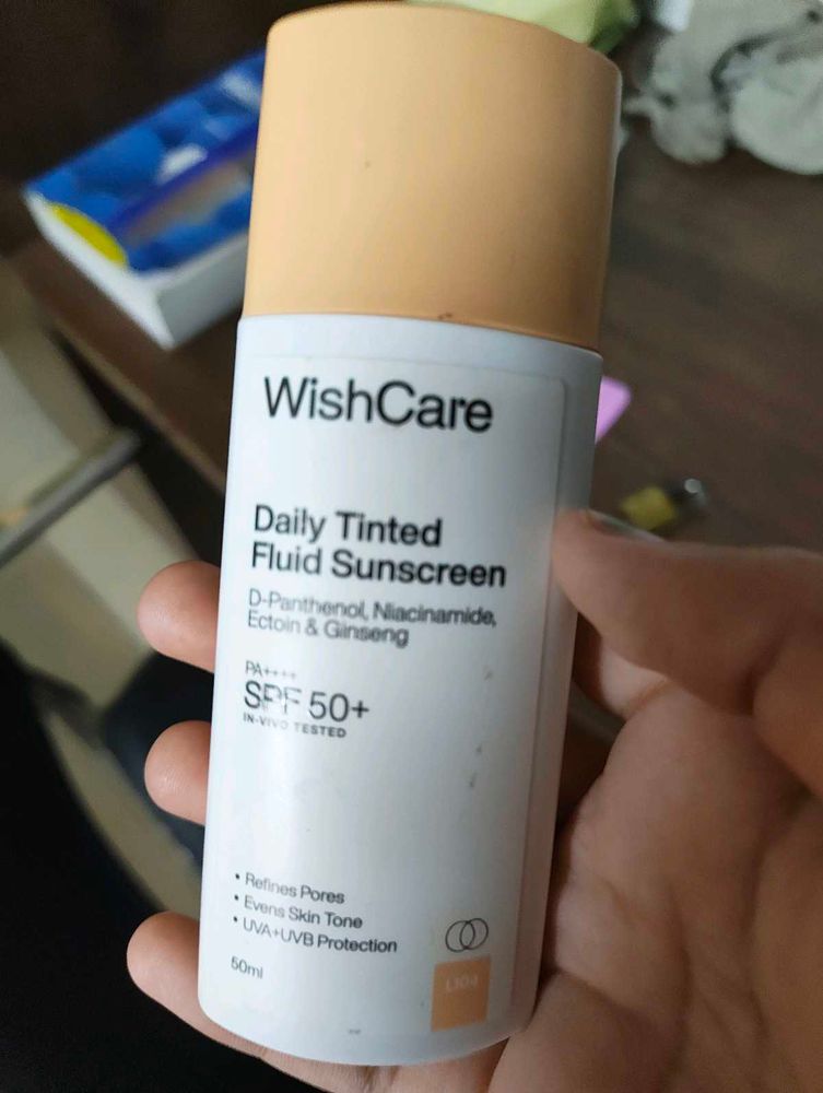 WishCare Daily Tinted Fluid Sunscreen SPF 50+