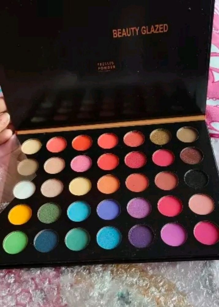 combo Of 2 Eyeshadow Pallet And Brush Set