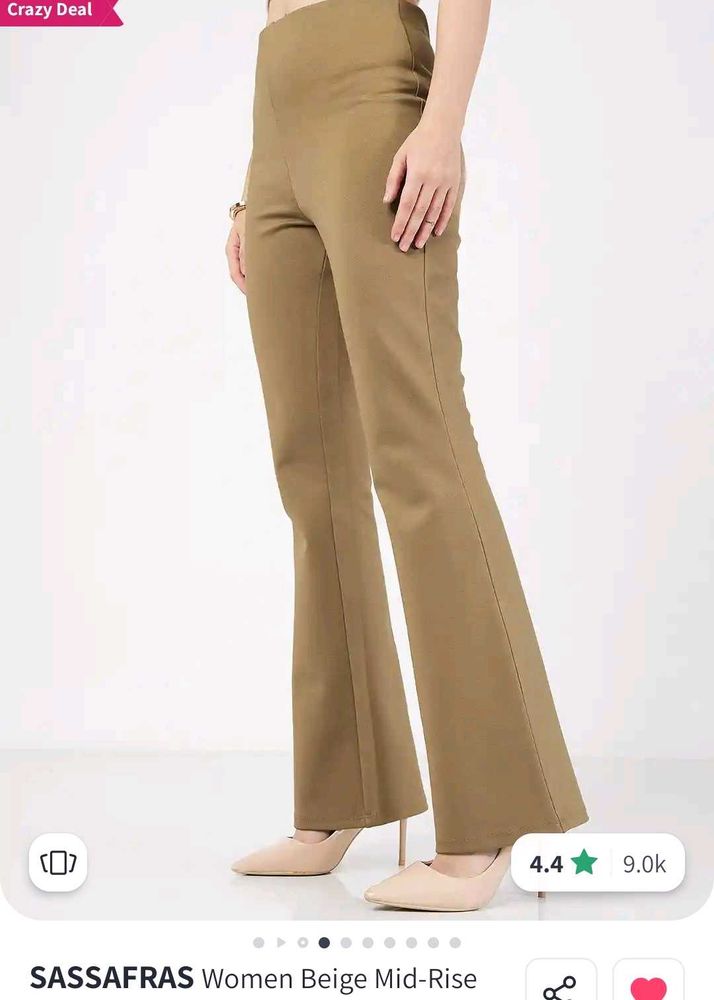 Flared Brown Trousers