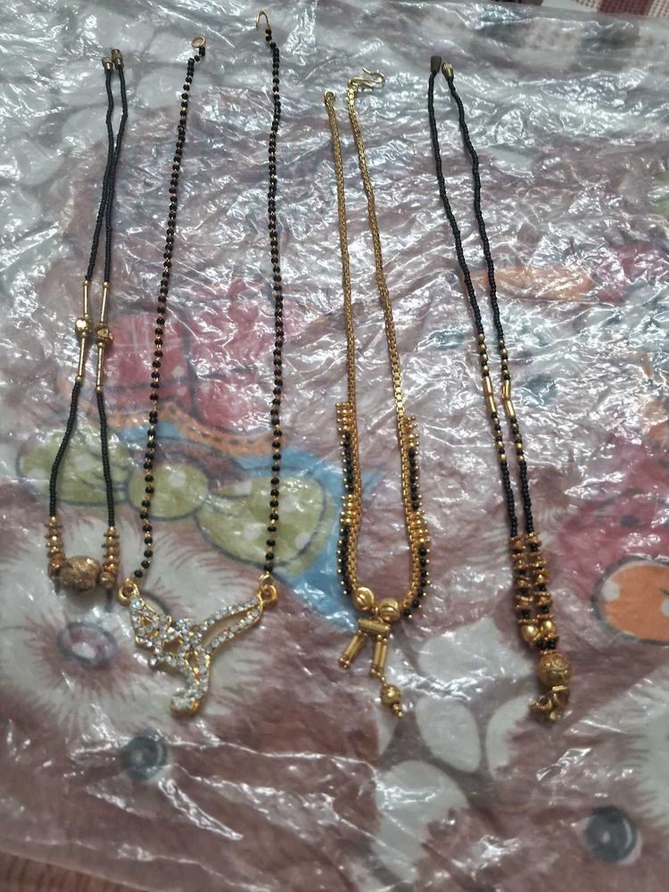4 mangalsutra set fancy daily wear