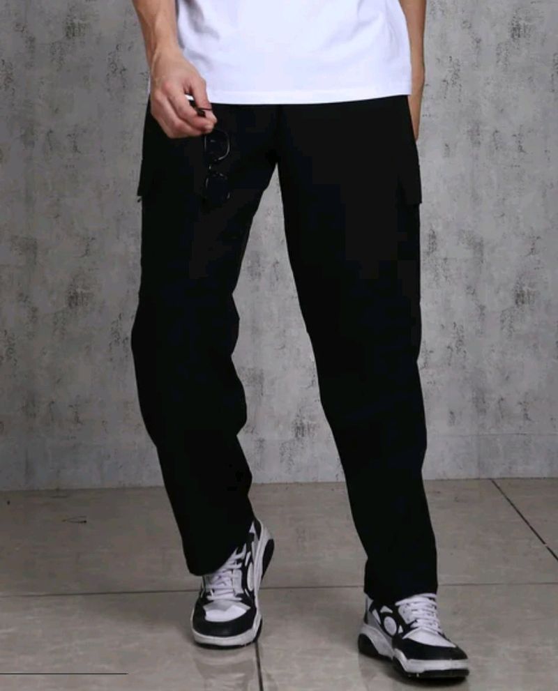 Shein Full Length Panelled Cargo Style Track Pants