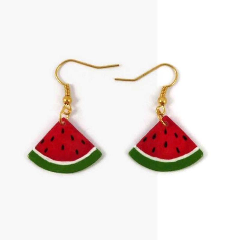 Cute Watermelon Slice Earrings