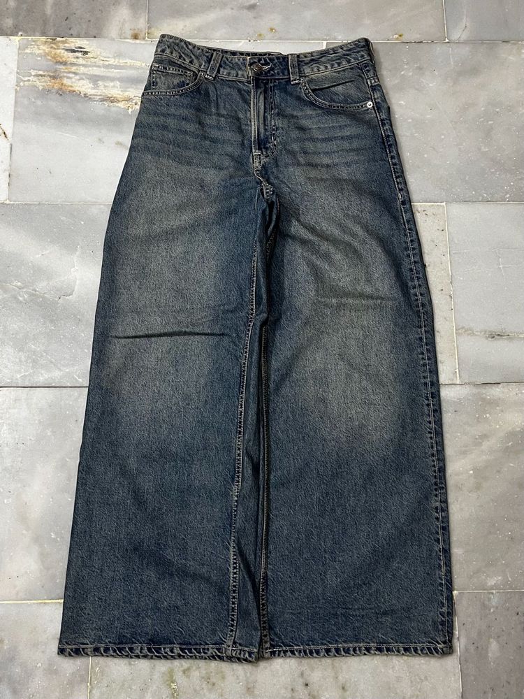 Wide Leg Denim Jeans vintage